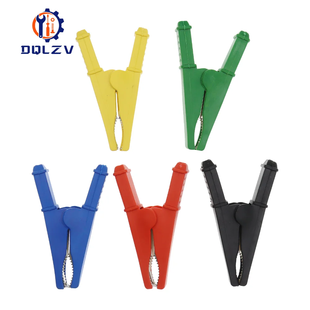 1PCS 75MM Insulated Crocodile clip 50A Crocodile clip Car Caravan Van Battery Test Lead Clips Alligator Clips