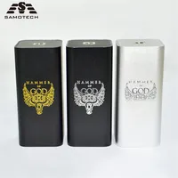 Vape Box Mod Hammer of God V3 V4 Box Mod Mechanical Mods for RDA RTA RDTA Atomizer Tank fit 4pcs 18650/21700 Battery Vaper Smoke