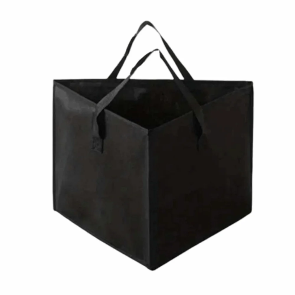 

Large Capacity Triangular Hanger Storage Bag Space-Saving Breathable Clothes Storage Basket with Handle Foldable Storage Bag