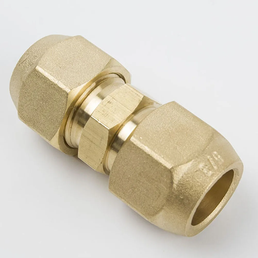 

Brass Extension Air Conditioning Connector 1 2 Double Nipple Connector Pneumatic Part Reducing Risk Of Deformation
