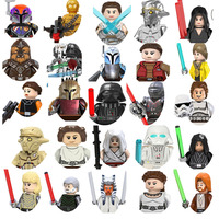 Star Wars Clone Trooper Padme Amidala Guard Thrawn C-3PO Building Blocks Ahsoka Tano Luke Darth Vader Brick Action Figure Toy
