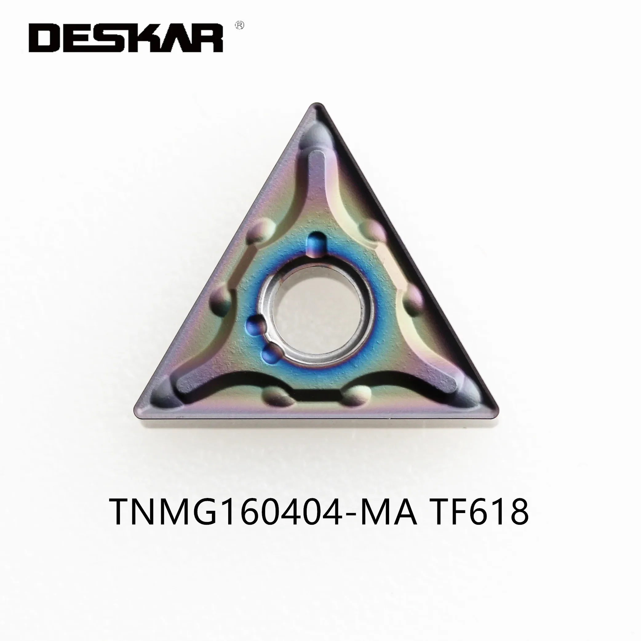

10PCS DESKAR TNMG160404 TNMG160408 MA MS TF618 Lathe Cutter Cutting Tool Hardened Steel Inserts CNC Turning Tools