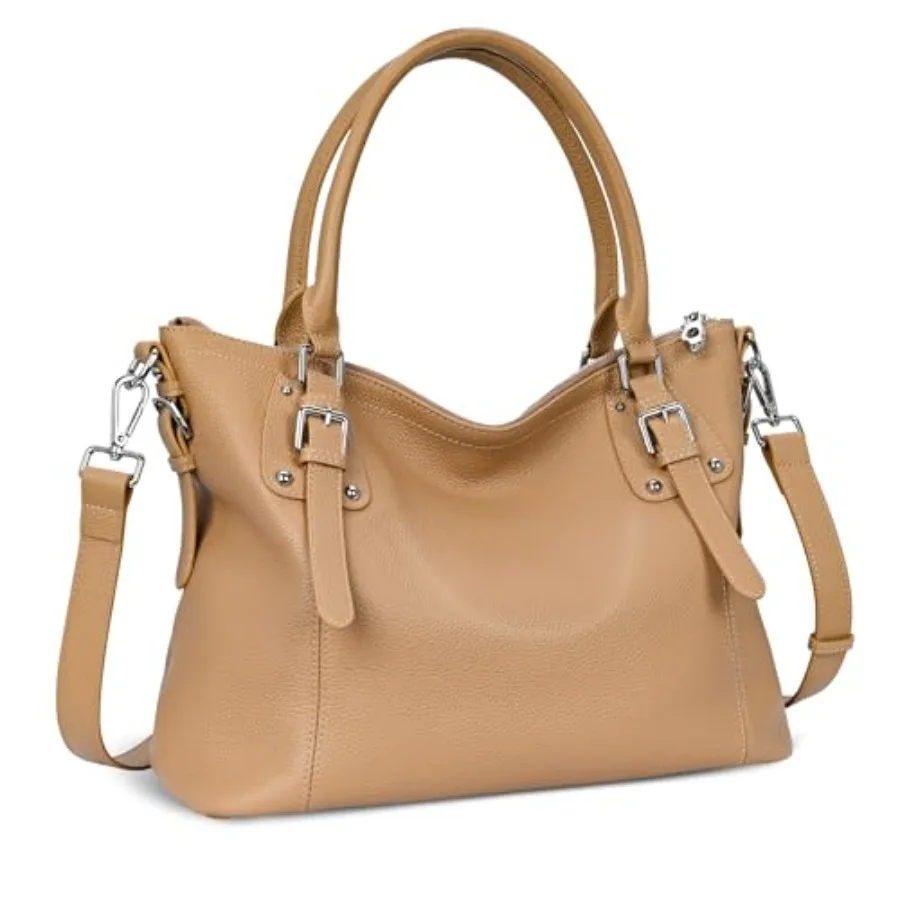 

Genuine Leather Purses and Handbags for Women Tote Shoulder Bag Satchel Purse Top Handle Bags Hobo Crossbody Purse