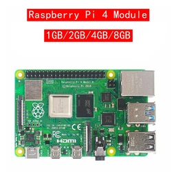 Raspberry Pi 4 Model B 1 2 4 8 GB RAM Cortex-A72 ARM v8 64-bit SoC 1.5GHz Gigabit Ethernet WiFi BLE 4K Video RPi 4B Pi4