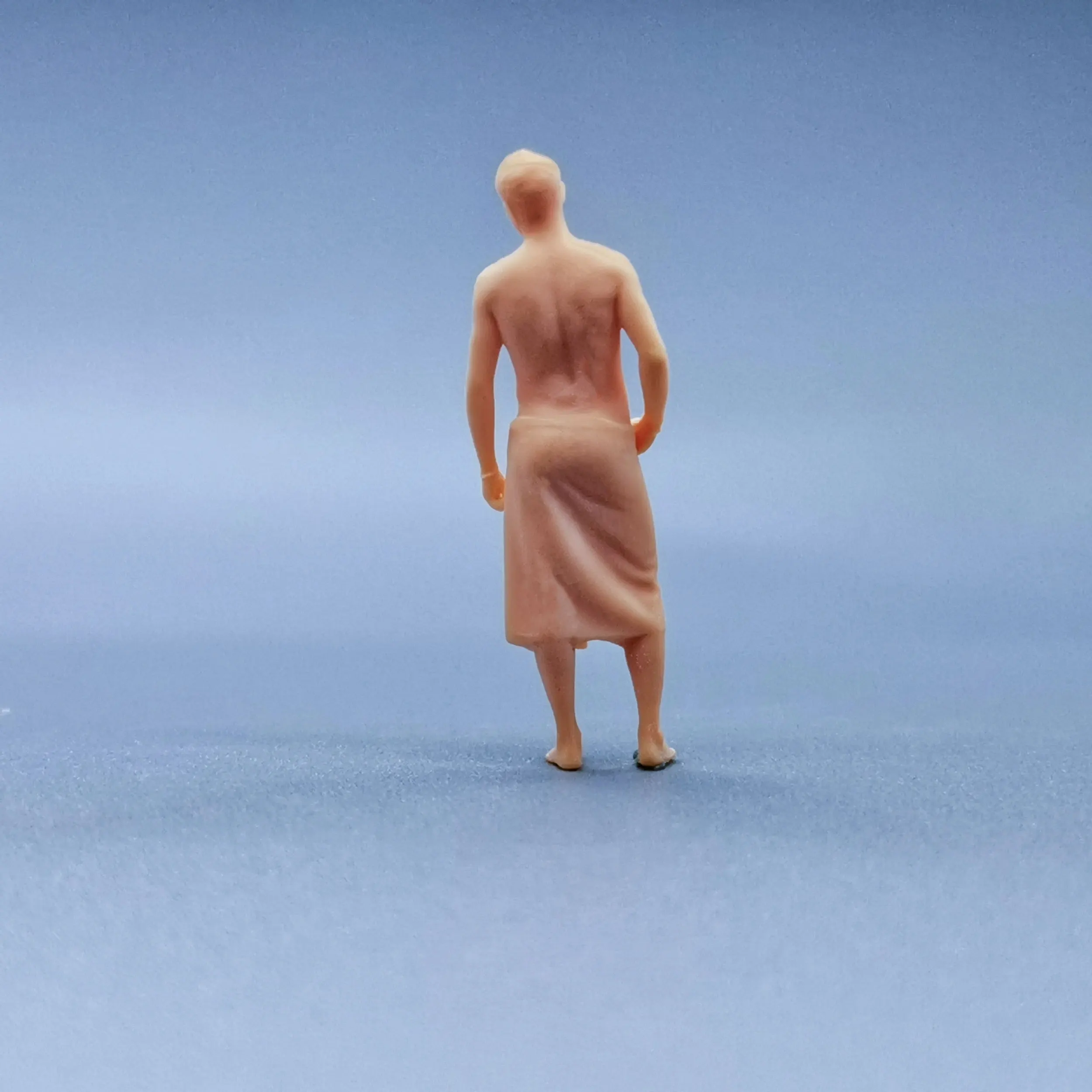 1/64 1/43 ตุ๊กตารุ่นเรซิ่นผ้าเช็ดตัวสําหรับชาย Unสี Miniatures Diorama มือวาด W104