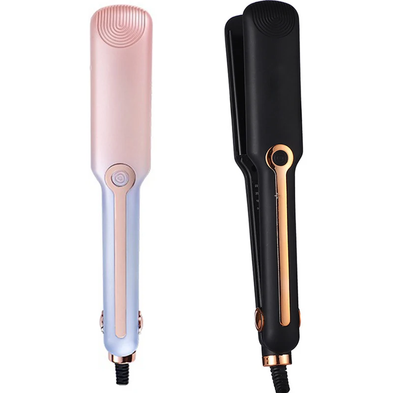 

Home salon hair styling tool, adjustable straightening comb, two-in-one ceramic flat iron negative ion salon tool