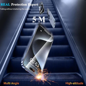 Temperierter Glasschriftenschutz für iPhone, Schutzfilm, 15, 14, 13, 12, 11 Pro Max, 6, 7, 8 Plus, X, XS, XR, 4PCS 12 Hauptverkauf Blackview Handy Billig - №12