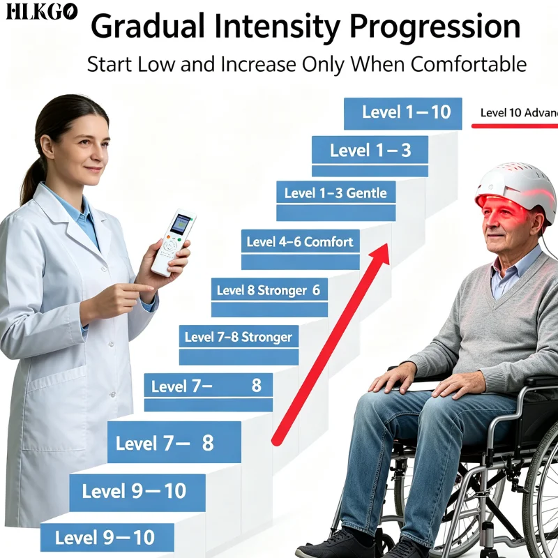 Medical Grade 810nm 1070nm 436 Diodes NIR Light Helmet for Senior Brain Health Daily Care Ideal Gift Home