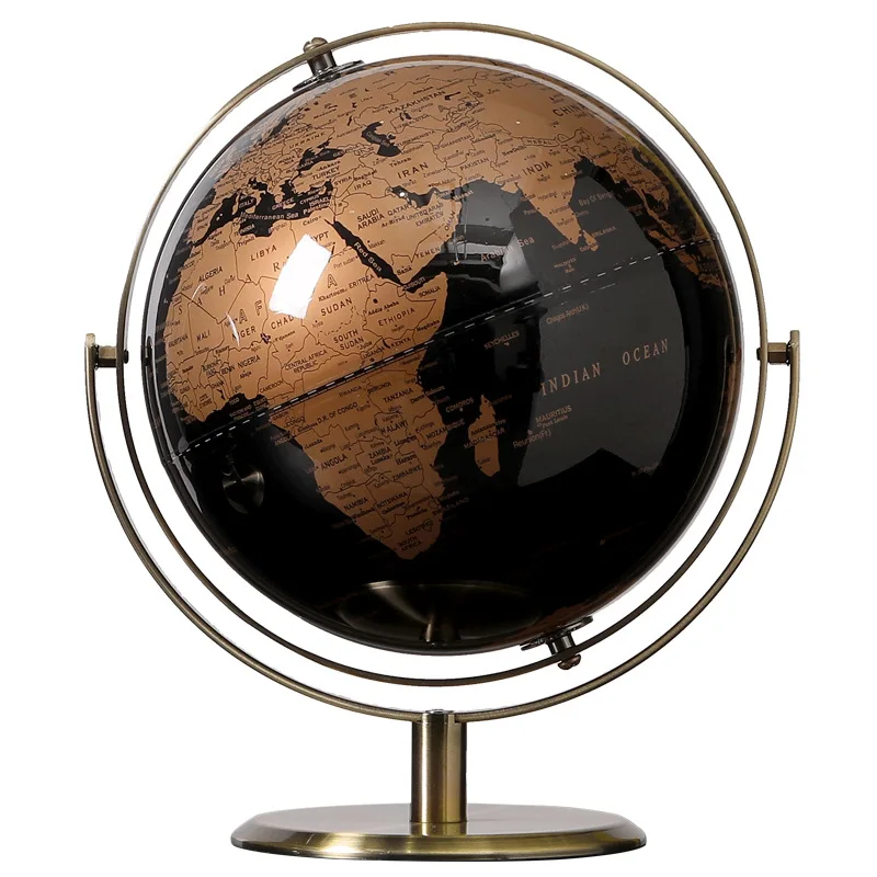 Nordic creative globe ornament living room office study desktop model room wine cabinet home soft decoration