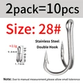 10 Hooks Size 28