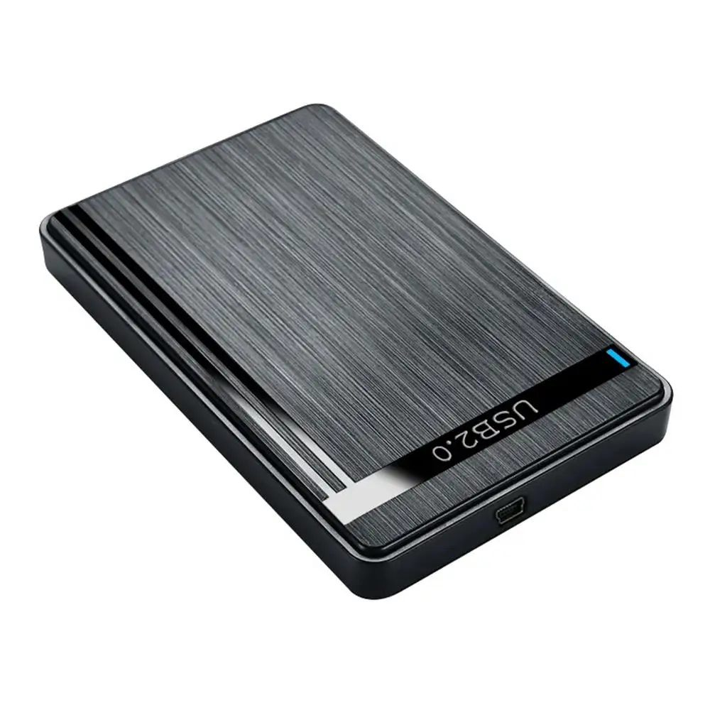 2.5인치 HDD 외장 케이스 SATA to USB 2.0 3.0 타입 C 외장 하드 드라이브 케이스 노트북 PC용 5Gbps 속도 외장 스토리지 케이스