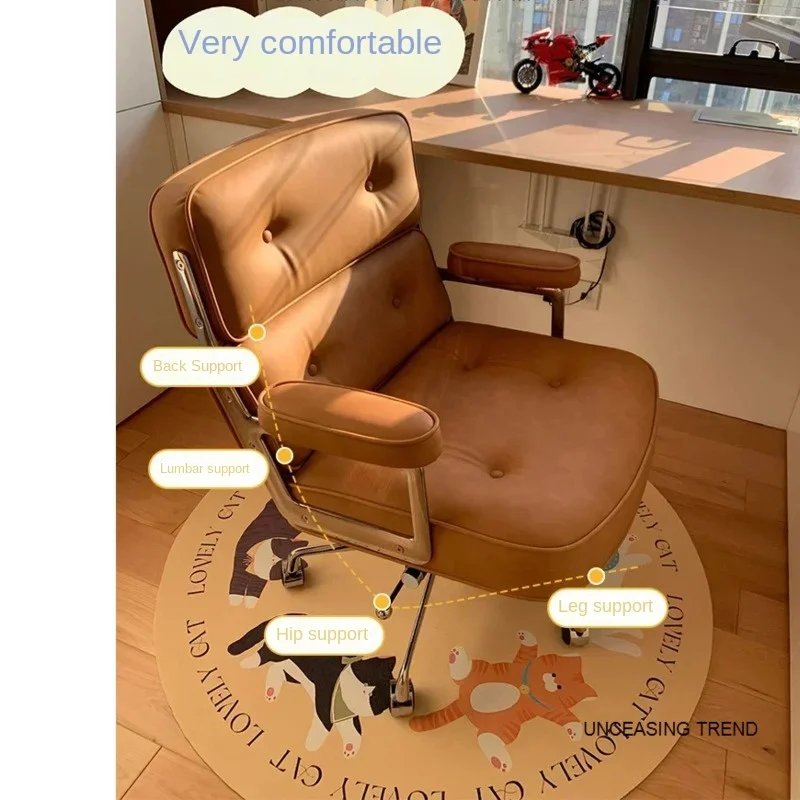 Simple Computer Chair, Comfortable Study Chair Suitable for Long-term Sitting, Girls Must Have Makeup Chair. Home Furniture