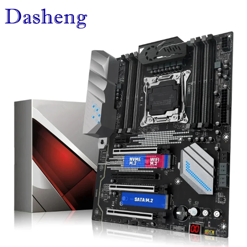 MACHINIST MR9S X99 Motherboard LGA 2011-3 Supports Intel Xeon E5 full range of CPU DDR4 RAM memory NVME M.2 USB3.0 ATX Server