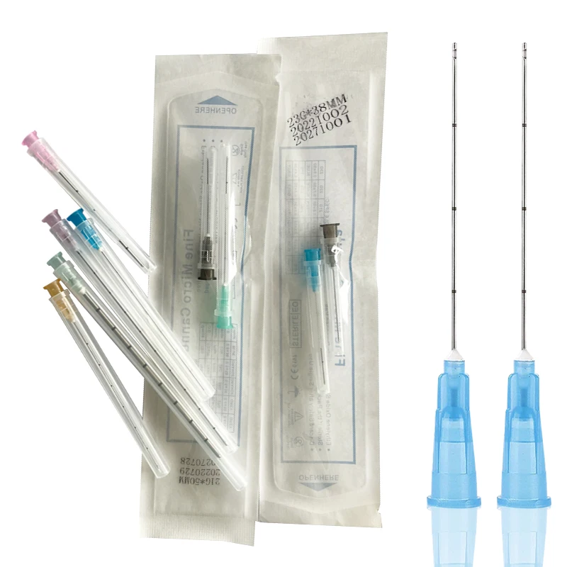 Disposable Blunt needle 18G 22G 23G 30G 25G 27G 50mm 70mm Flexible with Scale Micro Tip Cannula Sterile Blunt Cannula