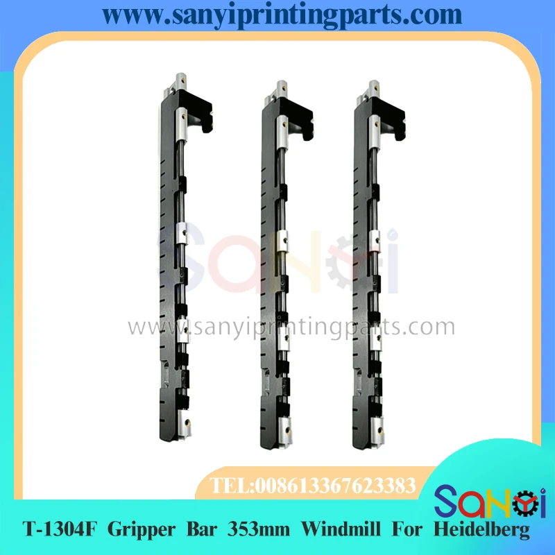 1 Piece High Quality T-1304 Heidelberg Gripper Bar Windmill 10x15 Heidelberg T-Platen Press Printing Machine Parts 353mm