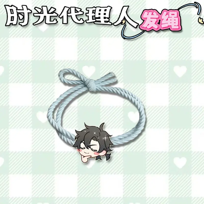 8 個リンククリックアニメチャールズ・ルーカス・ザビエルヘアロープかわいい高弾性ヘッドバンド漫画少女女性ヘアアクセサリーギフト