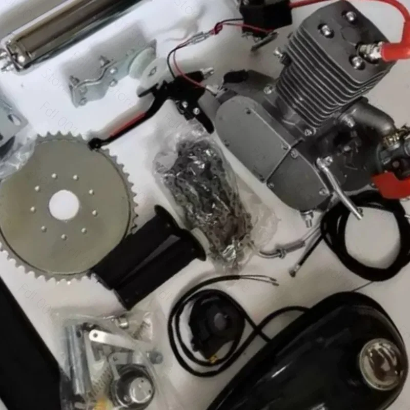 100cc /110cc  2 Stroke Bicycle Engine Electric Bicycle Mountain Pocket Bike Complete Engine Set Motor