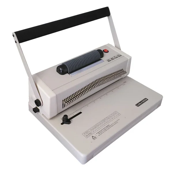 SG-S200A No MOQ Book Coil Ring Binding Machine Professional Desktop Manual Paper Puncher and Coil Binder for Office Use