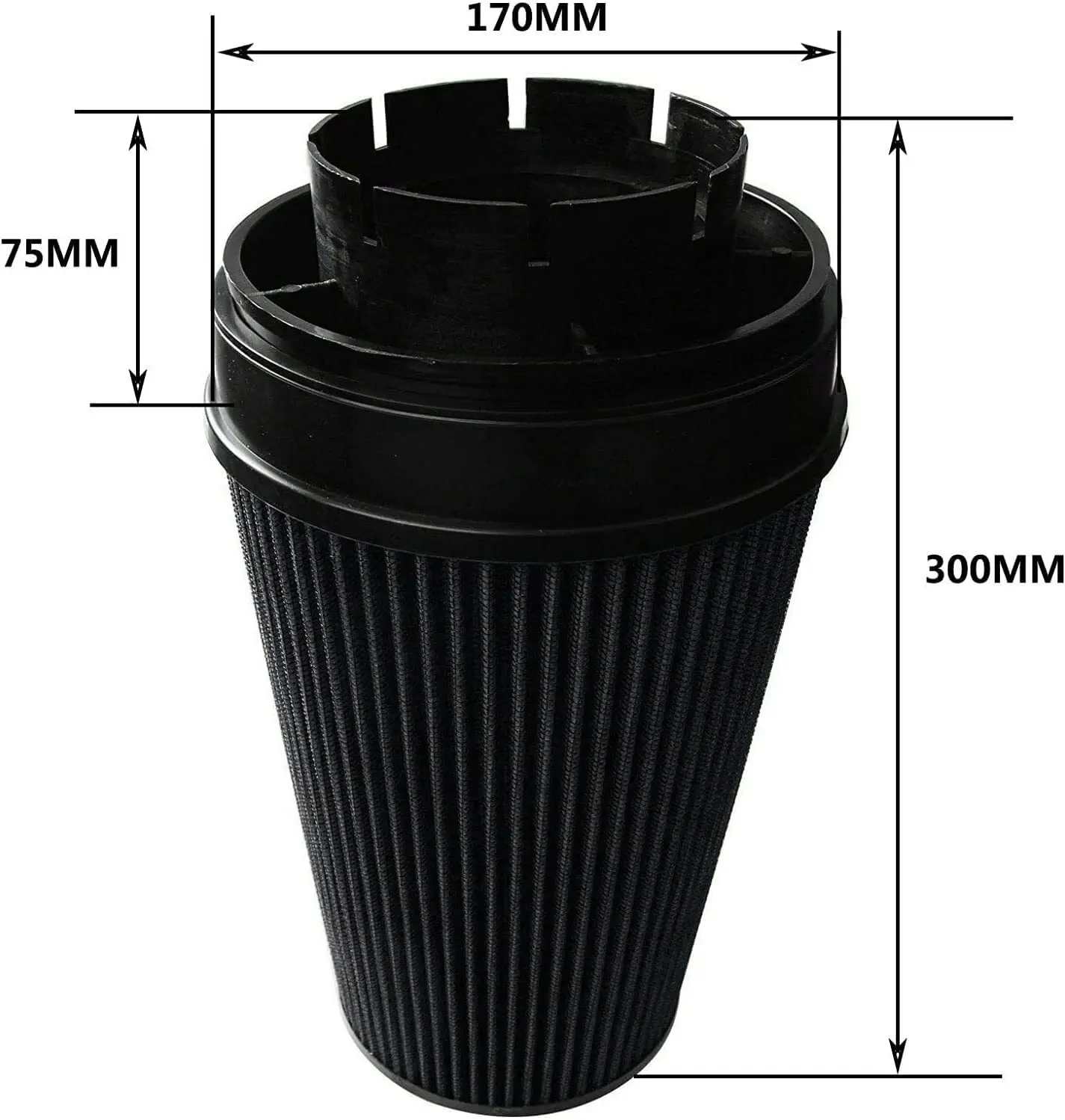 4" Inch Cold Air Intake Kit +Heat Shield for 99-06 GMC/Chevy V8 4.8L/5.3L Black