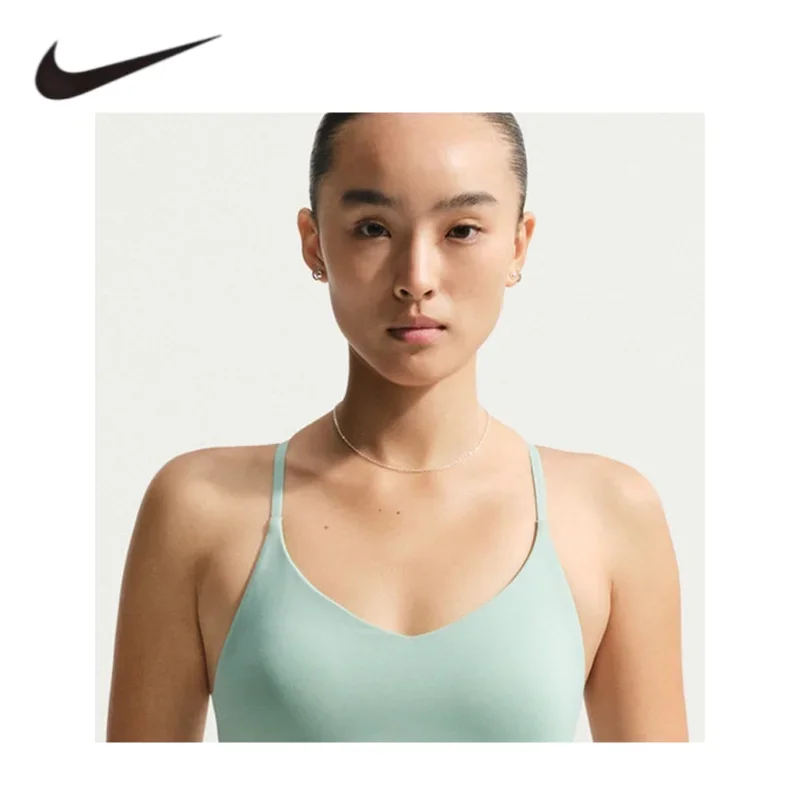 Nike Women's Dri-FIT INDY Wire-free Sports Bra, Light Fitness Active Underwear for Workout Training FD1063-007