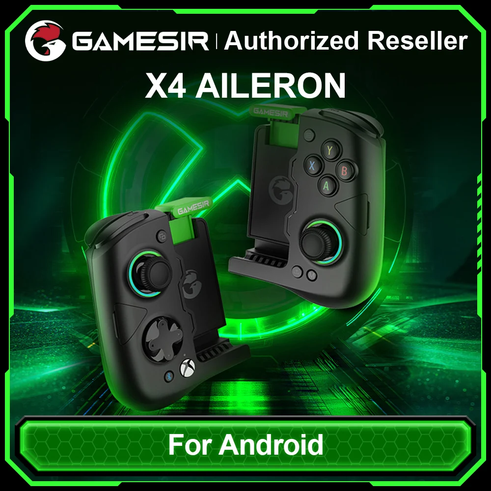 لوحة ألعاب GameSir X4 Aileron XBOX لأجهزة Android Cloud Gaming وحدة تحكم الهاتف الخليوي بلوتوث اتصال لاسلكي سلس RGB Light
