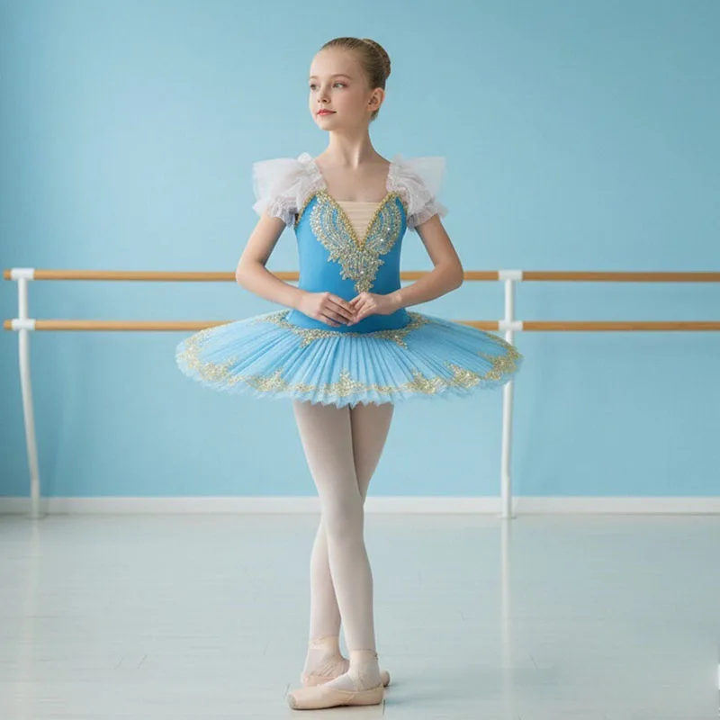 

Women Adults - Child Kids Party Dancewear White Swan Lake Professional Ballerina Ballet Tutu Costume for Girls