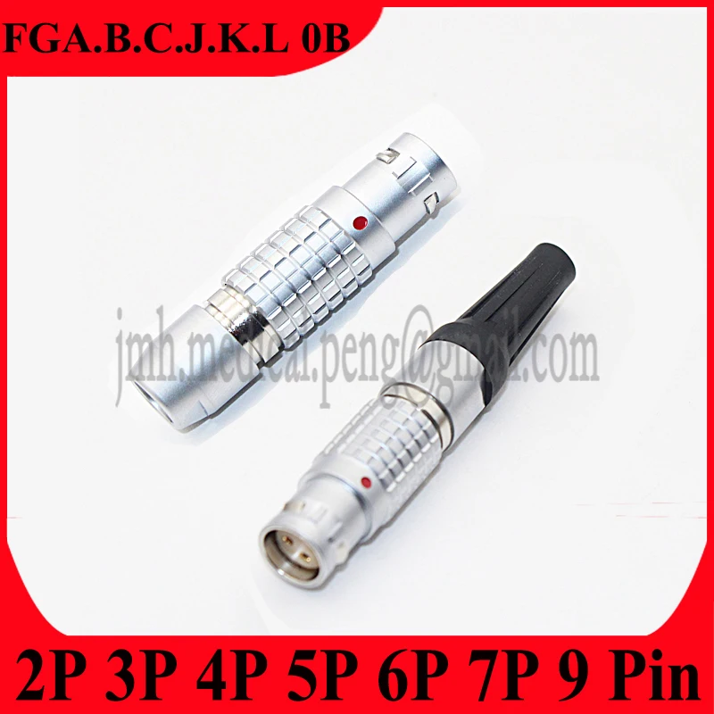 FGA FGB FGC FGJ FGK FGL FGM FGD FGE FGF 0B 2 3 4 5 6 7 9 Pin Holes Male Plug And Female Plug With 2 Positioning Slots Connector