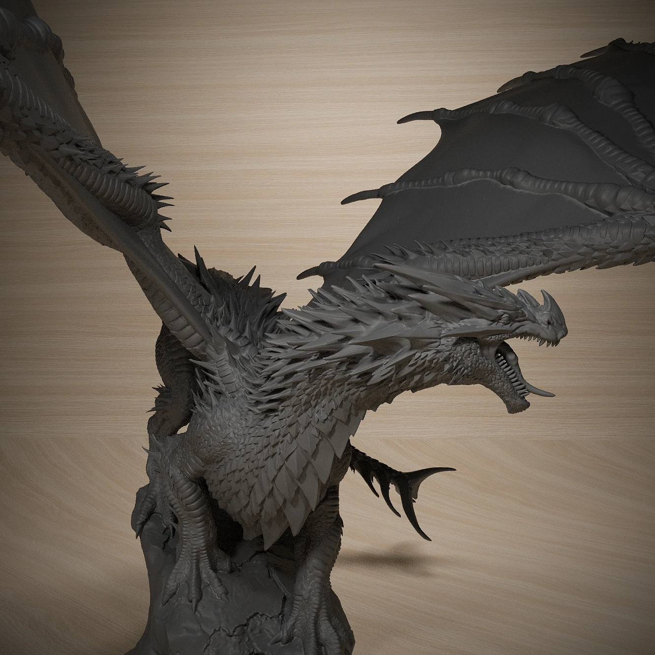 Young Red Dragon 30mm Tabletop Games Model Unpainted Miniatures For Tabletop Games And Role-playing Room Decorations