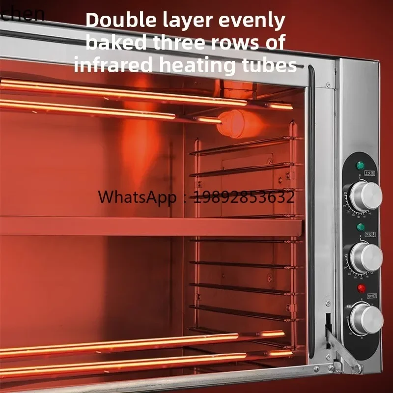 cc26  oven large capacity 120L electric oven bread pia baking special large double layer with baking open oven