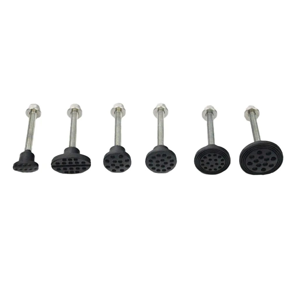 6pcs Car Body Dent Damaged Broken Removal Tool Repair Puller Remover Nut Gasket Kits Dent Repair Sucker Pull Buckle Striker Acce