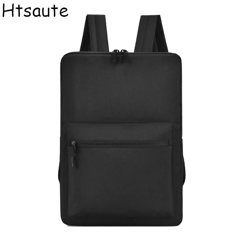 Mochila leve ultra fina para homens, mochilas impermeáveis para notebook, bolsa elegante, 15,6"