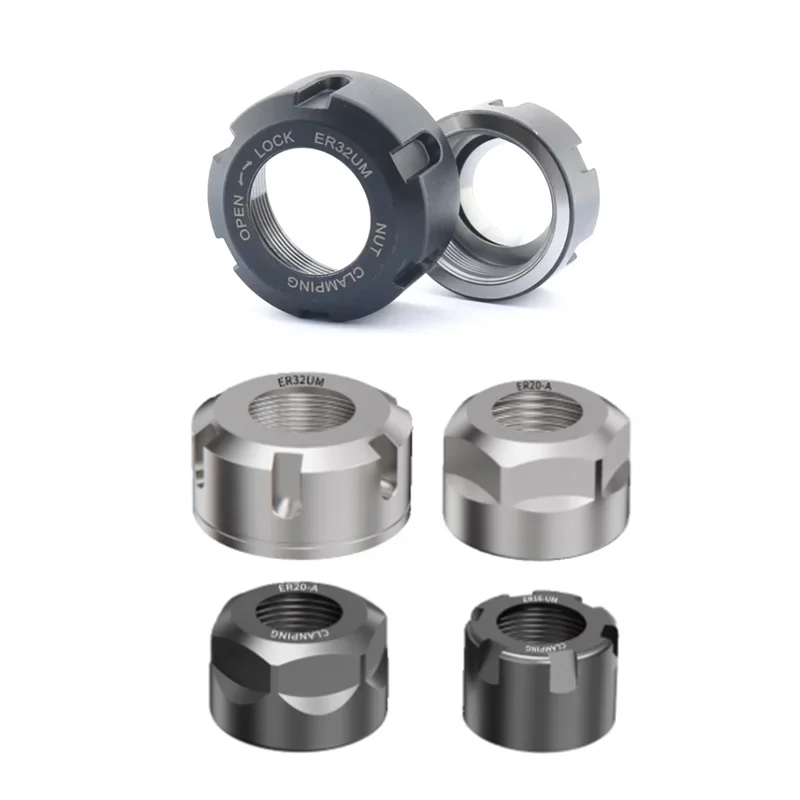 CNC ER OzNut كوليت Porca Er8 ER11 ER16 ER20 ER25 ER40 Er32 Um/M/A الجوز Sk10 Sk06 Ger16 Ger20 Oz20 Isoer16ms Oz25 كوليت الجوز