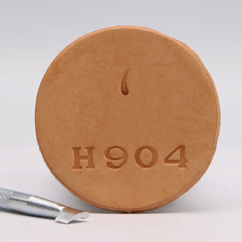 Leather Work Stamping Tool Cutoff Pattern H903 H904 Stamps Leather Carving Stamping Stamps Tool Japan