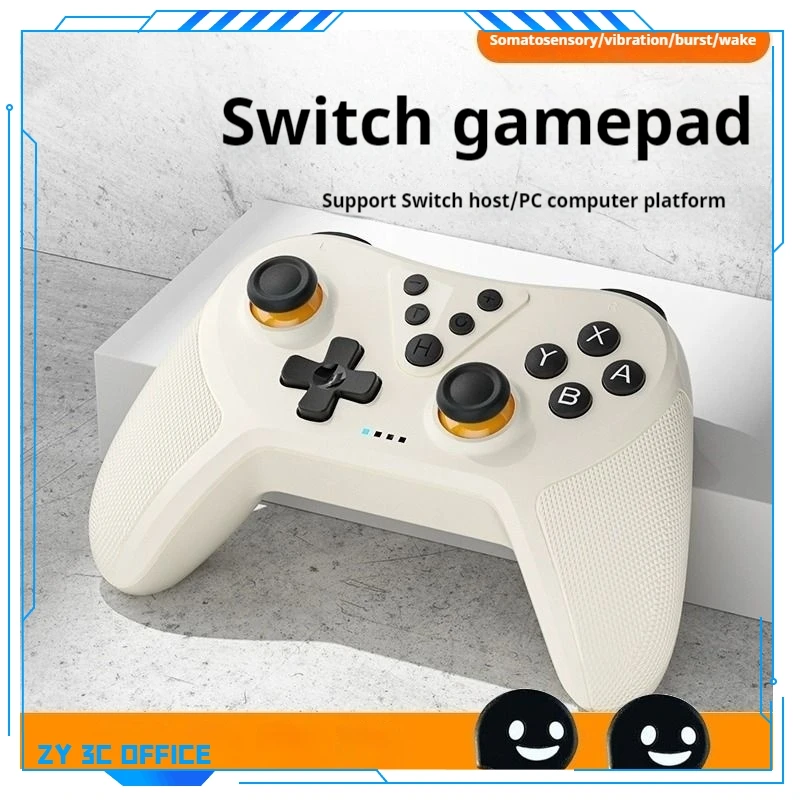 New Game Controller With Bluetooth Wireless One Click Wake-Up  Continuous Settings Dual Motor Gyroscope Excellent Tactile Se