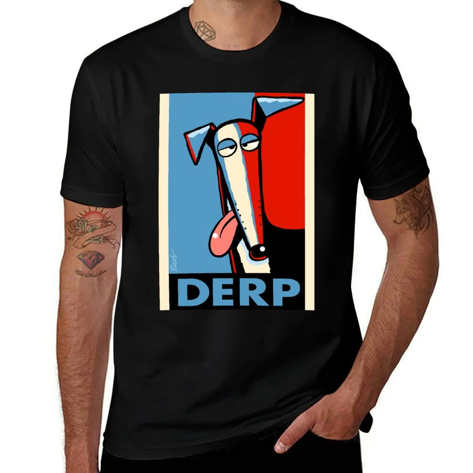 Graphicderp T-Shirt Large Size Breathable Tee T-Shirt