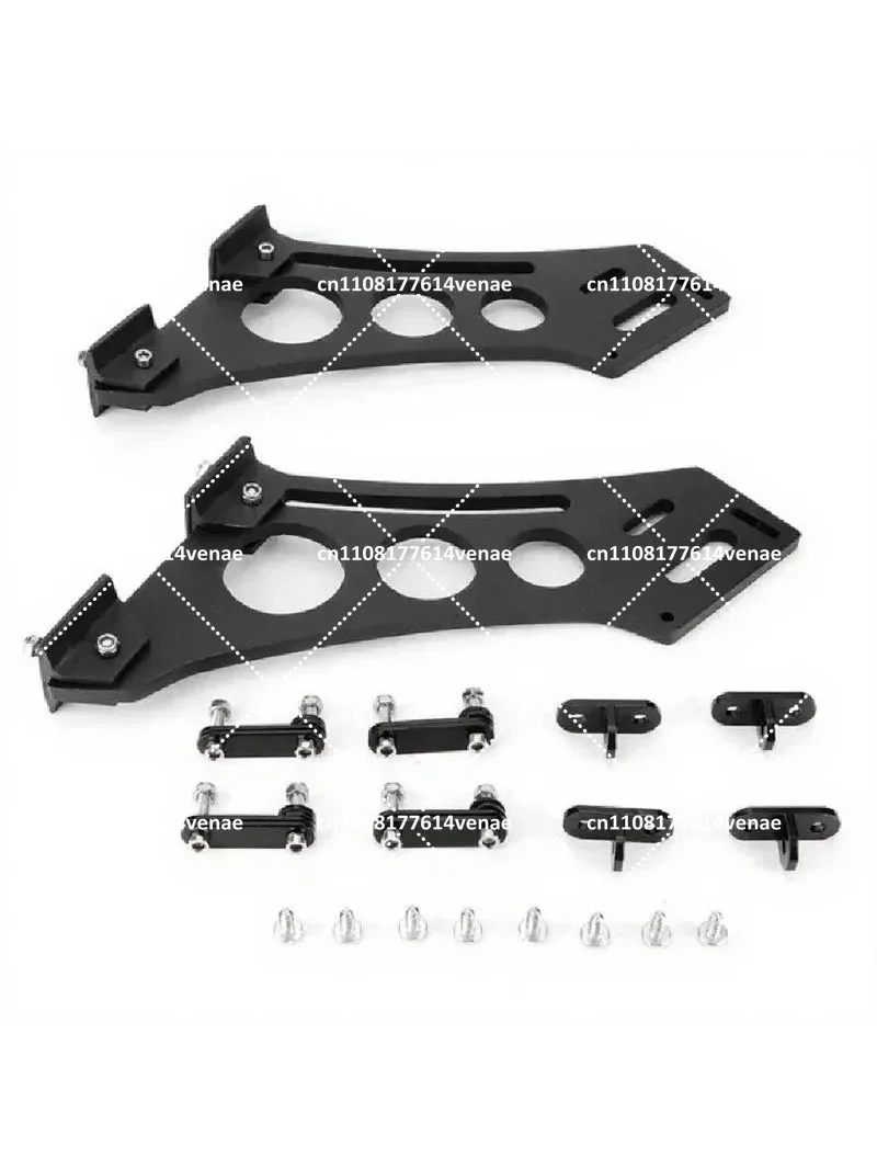 Universal Aluminum Alloy GT Spoiler Bracket Foot Mount for Sedan Hatchback Car