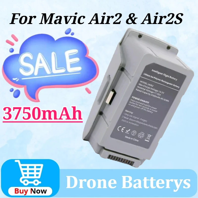 

Intelligent Flight Drone Battery 3750mAh for Mavic Air2 & Air2S 31 Min Flight Time OEM Compatible Accessory New Stock