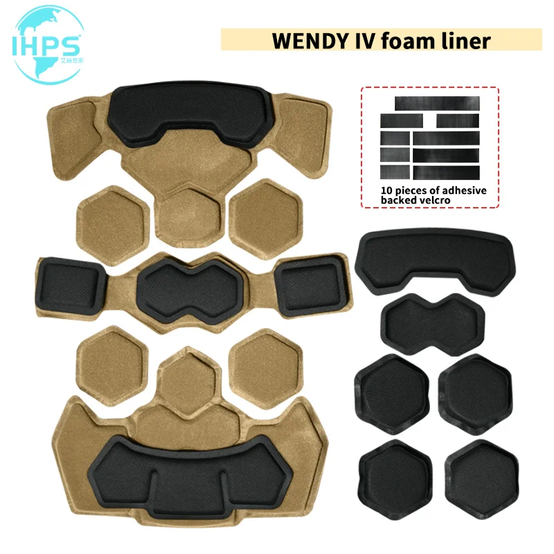 wendy helmet suspension system kit de preenchimento de espuma de memoria capacete para equipe sistema suspenso strap pad 01