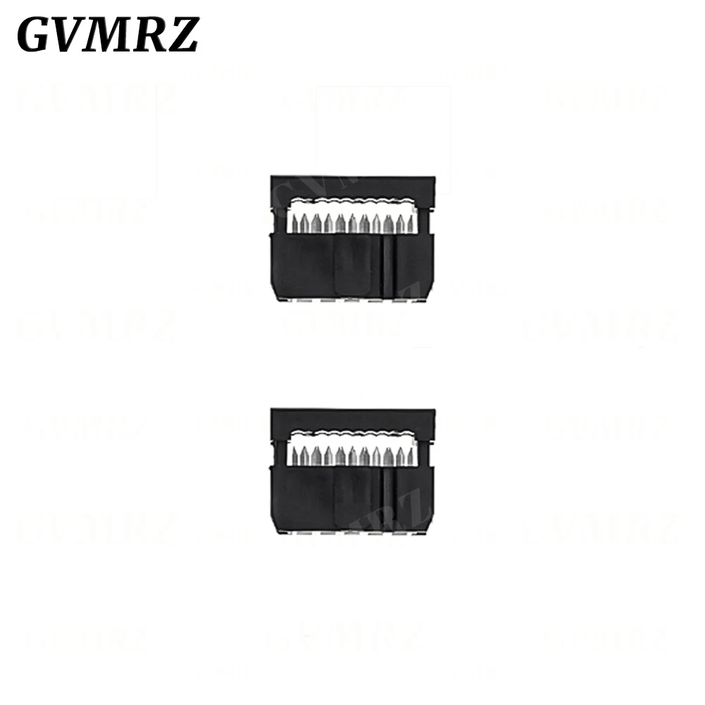 10PCS/LOT 2.54MM Pitch 6 Position 8 10 12 14 16 18 20 24 26 30 34 40 Pin Female IDC Socket IDC Connector Ribbon Cable
