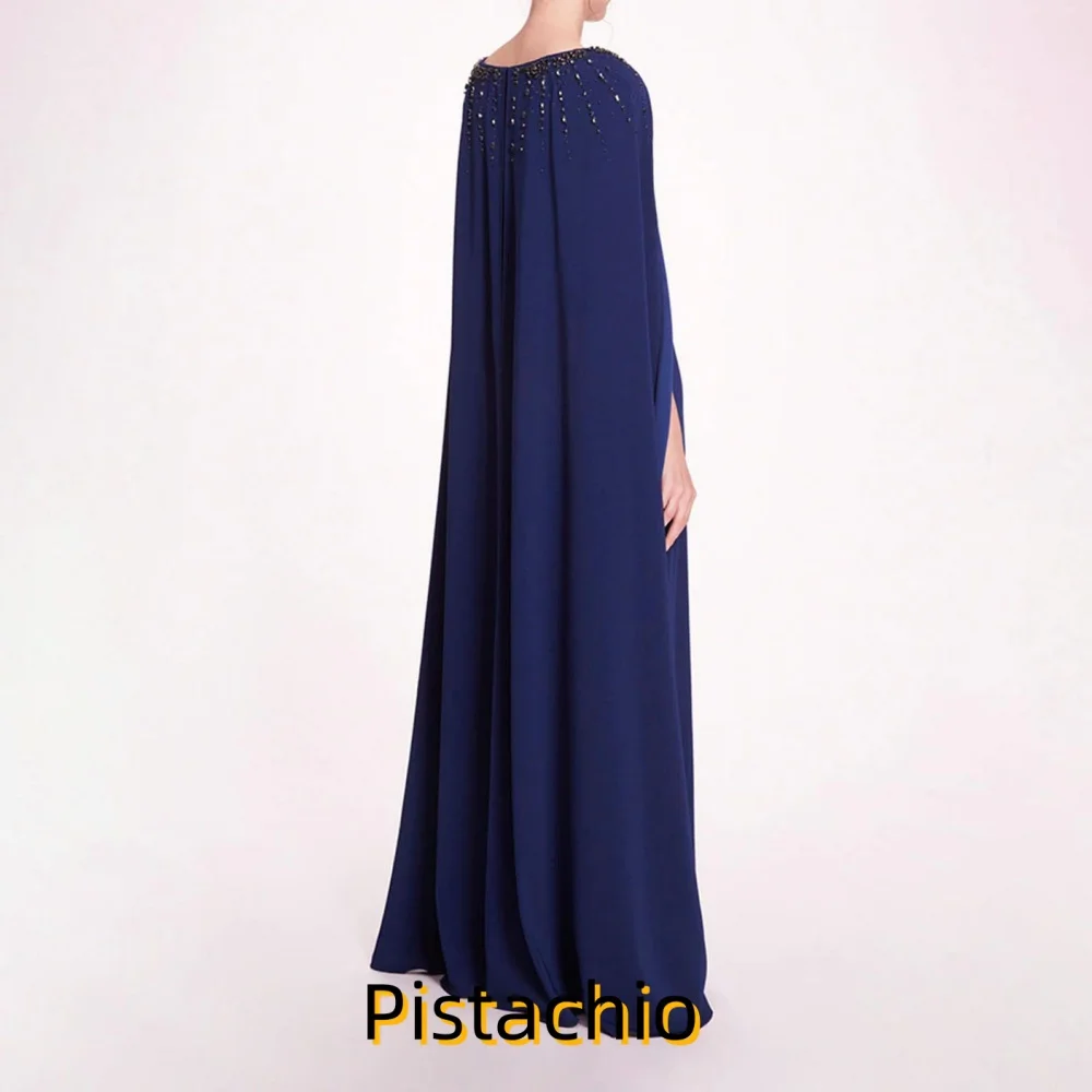 تخصيص رائعة الديكور المرأة فستان حفلة موسيقية مثير أكمام الساحرة حورية البحر الطابق طول فستان الحفلات المرأة ثوب مسائي