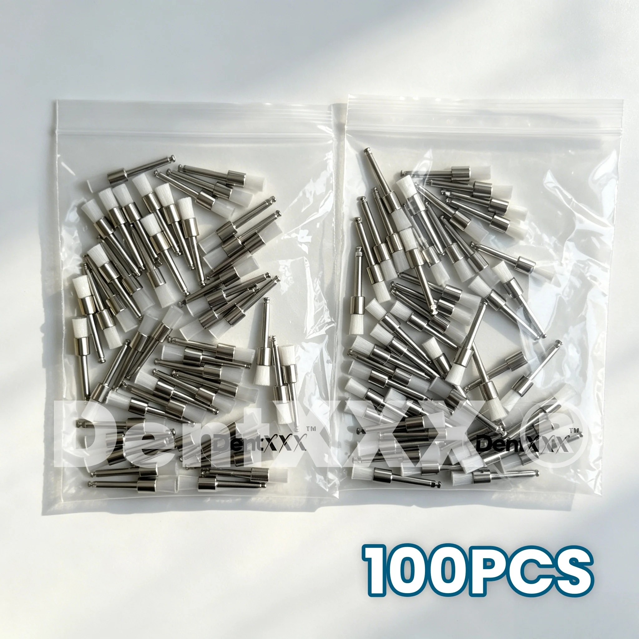 50/100/300PCS Soft Nylon Polishing Heads Brushes, Cleaning Tools