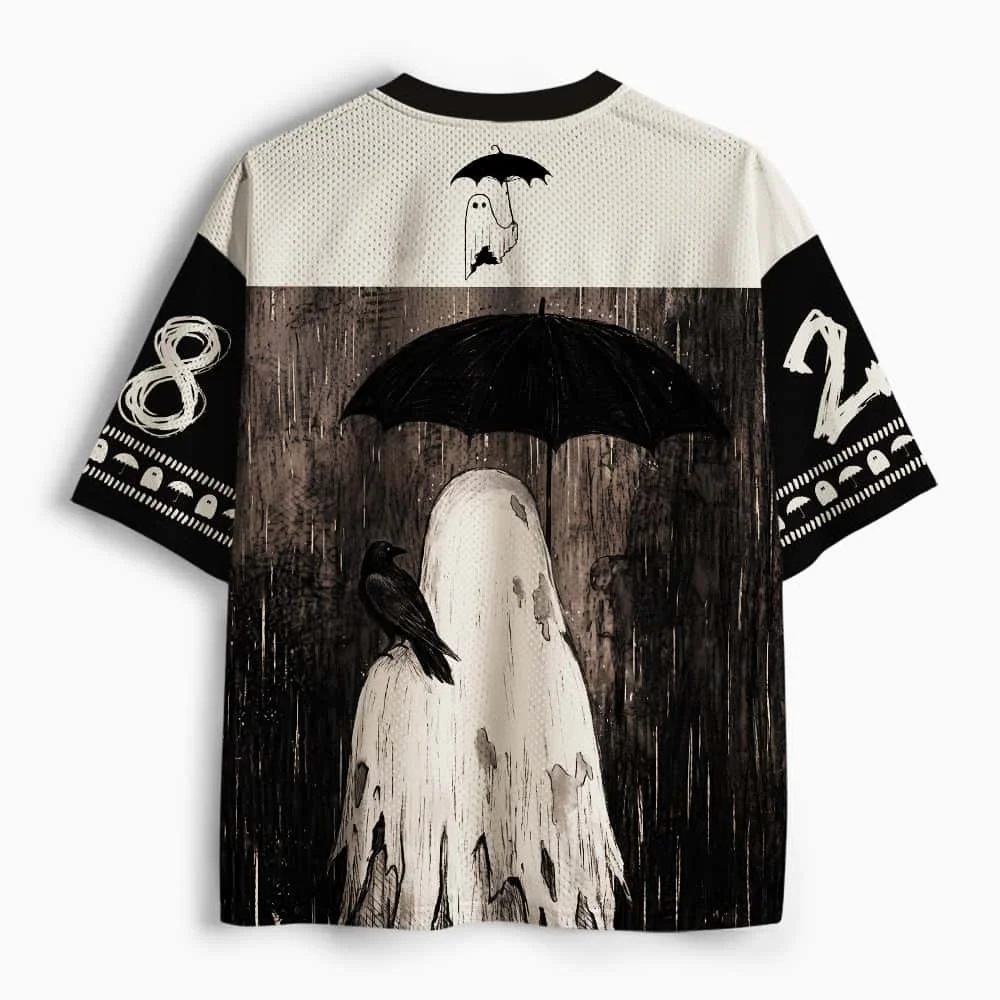 Halloween Lustiges Geister-T-Shirt, Dunkler V-Ausschnitt, Atmungsaktiv, Schnelltrocknend, Kurzärmelig, für Männer, Frauen, Paare und Kinder, Freizeit-Oberteil – Detail 8