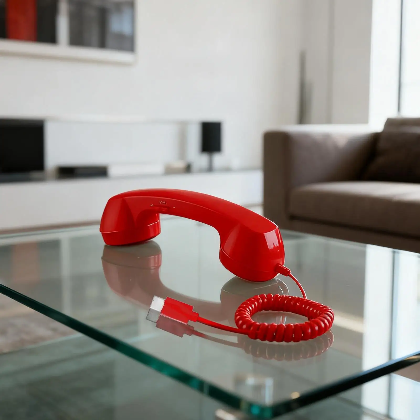 Handset For Cell Phone Receiver With Microphone Plug In Cell Phone Handset For Meeting Video Conferences Calls Computer Laptop