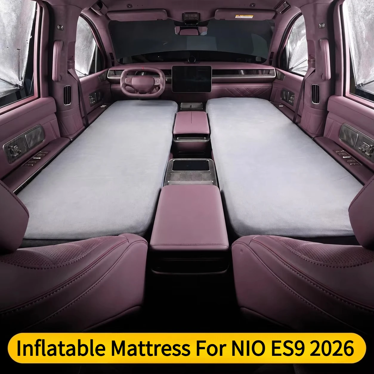 For NIO ES9 2026 Inflatable Mattress Split Front Row Sleep Cushion for Driver and Passenger Interior Modification Accessories