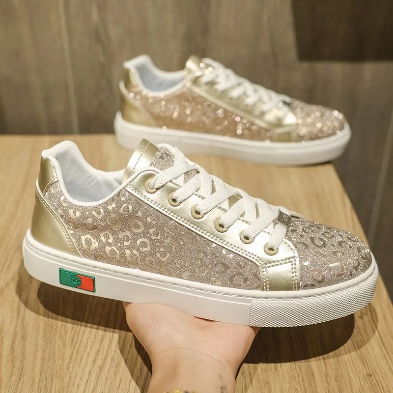 golden silver flats Coiffeur casual shoes for man skateboard casual sneakers for man sports on running shoes man