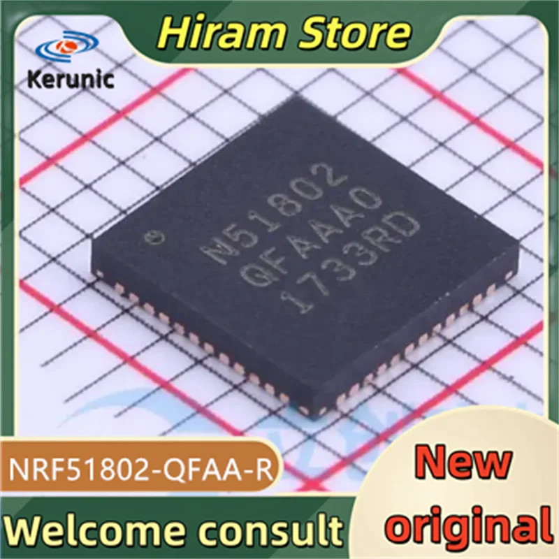 2PCS N51802 New and Original NRF51802-QFAA-R NRF51802-QFAA NRF51802-QF NRF51802