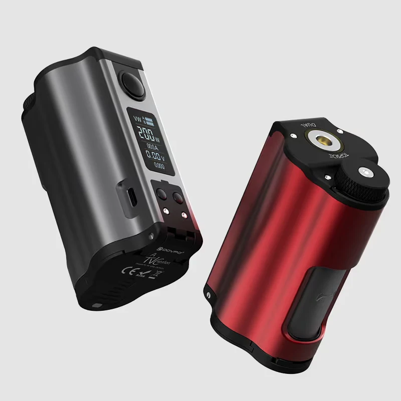 Originele Dovpo Topside Dual 200 w Squonk Box Mod Temp Control Vape 10 ml Squonk Fles Dual 18650 Elektronische sigaretten Mod E Cigs