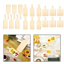 Mini Wooden Cutting Board Charcuterie Boards Paddle Blank Small Chopping Board with Handle Kitchen Chopping Blocks Kitchen Tools