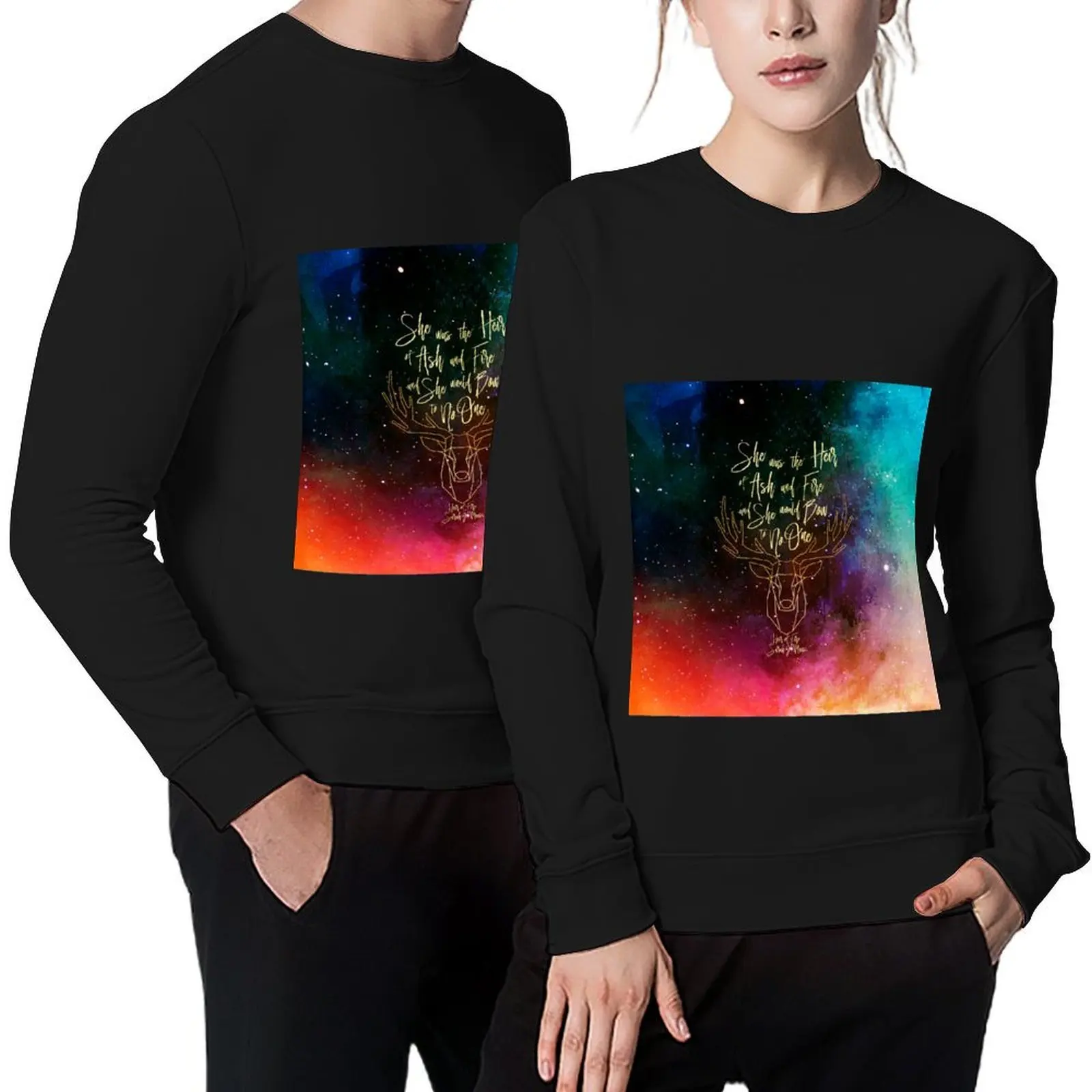 Ella era el heredero de ceniza y fuego y ella acogió a nadie. Heir of Fire Pullover otoño ropa de hombre sudadera para hombre