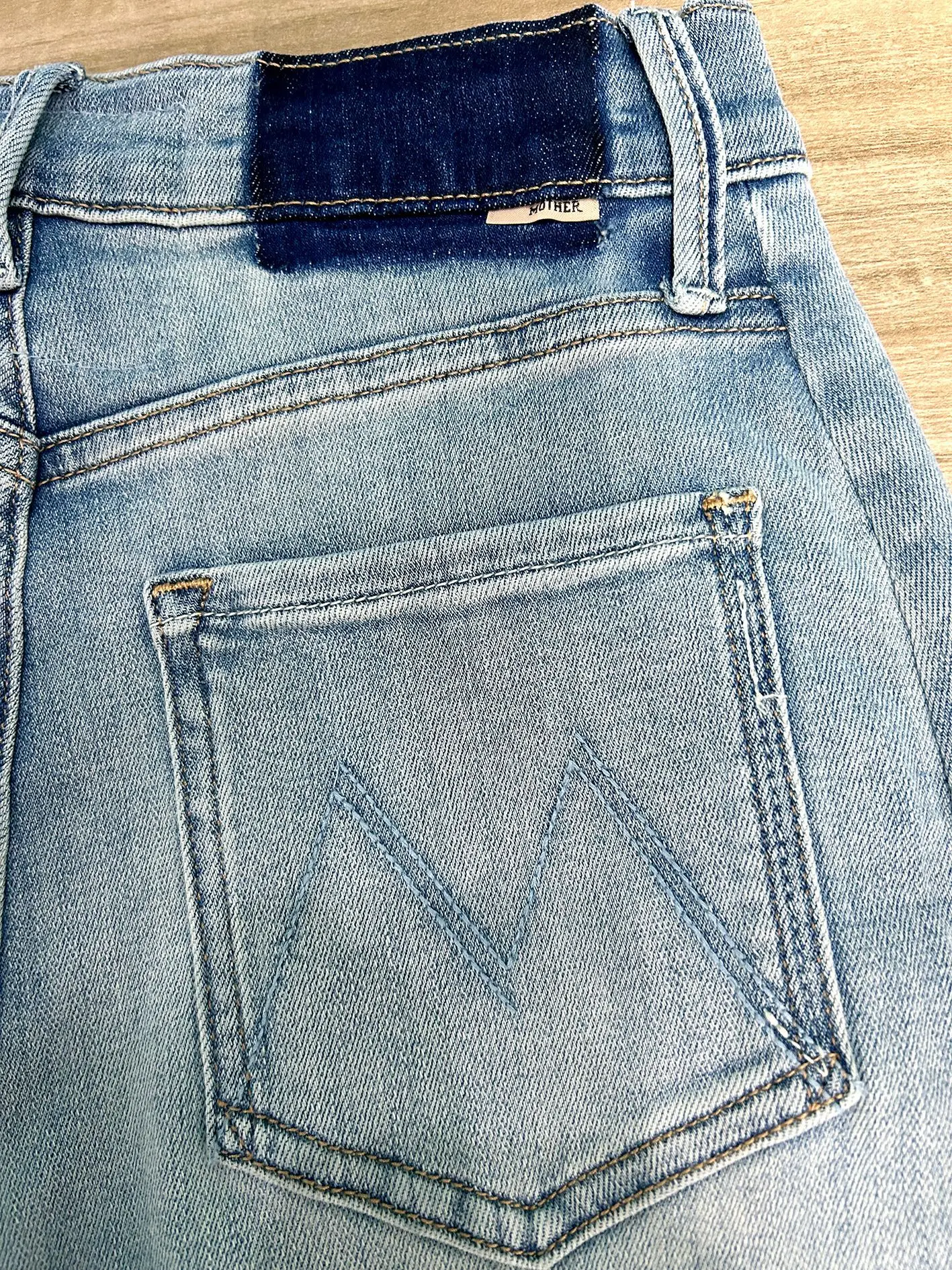 Pantalon en denim taille haute pour femme, européen et américain, petit, coupe O, printemps, été, nouveau, 24